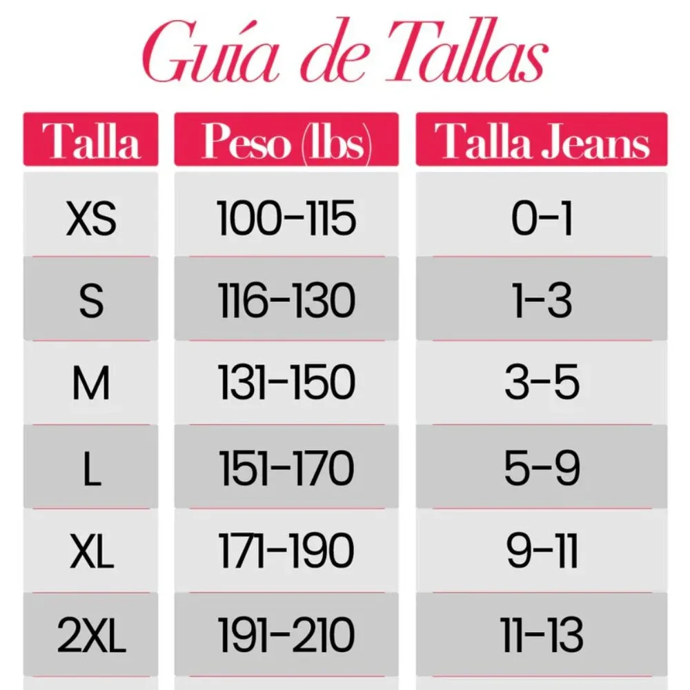 La Duqueza SMI7155 Women's Shapewear Faja Triple Gluteus Lift Enhance Curves XL - Picture 15 of 17